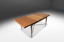 Load image into Gallery viewer, Rare Mid-Century Modern Expansion Dining Table by Paul McCobb for Calvin Furniture w/ Brass X Base, USA, c. 1950s-ABT Modern
