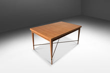 Load image into Gallery viewer, Rare Mid-Century Modern Expansion Dining Table by Paul McCobb for Calvin Furniture w/ Brass X Base, USA, c. 1950s-ABT Modern
