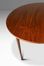 Load image into Gallery viewer, Rare Mid-Century Modern Extension Dining Table in Walnut w/ 2 Leaves Attributed to Singer and Sons, USA, c. 1960's-ABT Modern
