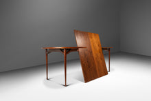 Load image into Gallery viewer, Rare Mid-Century Modern Extension Dining Table in Walnut w/ 2 Leaves Attributed to Singer and Sons, USA, c. 1960's-ABT Modern
