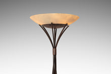 Load image into Gallery viewer, Rare Mid-Century Modern Rustic Hand-Forged Twisted Metal Torchiere Floor Lamp by Robert Sonneman for George Kovacs, USA, c. 1990-ABT Modern
