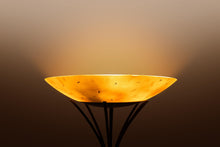 Load image into Gallery viewer, Rare Mid-Century Modern Rustic Hand-Forged Twisted Metal Torchiere Floor Lamp by Robert Sonneman for George Kovacs, USA, c. 1990-ABT Modern
