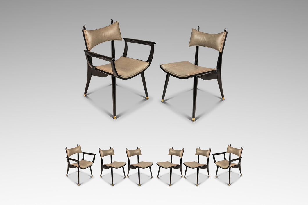 Rare Mid-Century Modern Set of Six ( 6 ) Architectural 