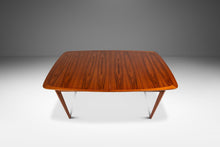 Load image into Gallery viewer, Rare Mid-Century Scandinavian Modern Expansion Dining Table w/ Stow-in-Table Leaves in Teak by Westnofa, Norway, c. 1970s-ABT Modern
