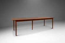 Load image into Gallery viewer, Rare Mid-Century Scandinavian Modern Expansion Dining Table w/ Stow-in-Table Leaves in Teak by Westnofa, Norway, c. 1970s-ABT Modern
