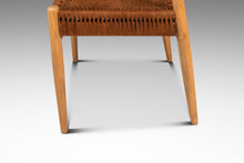 Load image into Gallery viewer, Rare Mid-Century Scandinavian Modern "Horn" Desk / Accent Armchair in Beech &amp; Paper Cord by Folke Ohllson for DUX, Sweden, c. 1950s-ABT Modern
