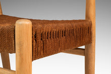 Load image into Gallery viewer, Rare Mid-Century Scandinavian Modern "Horn" Desk / Accent Armchair in Beech &amp; Paper Cord by Folke Ohllson for DUX, Sweden, c. 1950s-ABT Modern
