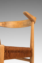 Load image into Gallery viewer, Rare Mid-Century Scandinavian Modern "Horn" Desk / Accent Armchair in Beech &amp; Paper Cord by Folke Ohllson for DUX, Sweden, c. 1950s-ABT Modern
