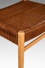 Load image into Gallery viewer, Rare Mid-Century Scandinavian Modern "Horn" Desk / Accent Armchair in Beech &amp; Paper Cord by Folke Ohllson for DUX, Sweden, c. 1950s-ABT Modern
