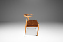 Load image into Gallery viewer, Rare Mid-Century Scandinavian Modern "Horn" Desk / Accent Armchair in Beech &amp; Paper Cord by Folke Ohllson for DUX, Sweden, c. 1950s-ABT Modern
