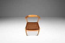 Load image into Gallery viewer, Rare Mid-Century Scandinavian Modern "Horn" Desk / Accent Armchair in Beech &amp; Paper Cord by Folke Ohllson for DUX, Sweden, c. 1950s-ABT Modern
