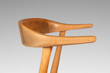 Load image into Gallery viewer, Rare Mid-Century Scandinavian Modern "Horn" Desk / Accent Armchair in Beech &amp; Suede by Folke Ohllson for DUX, Sweden, c. 1950s-ABT Modern
