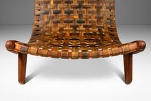 Load image into Gallery viewer, Rare Oversized Scoop Lounge Chair in Solid Douglasg Fir and Leather After José Zanine Caldas &quot;Linha Z&quot; for Mòveis Artísticos Z, 1950s-ABT Modern
