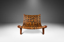 Load image into Gallery viewer, Rare Oversized Scoop Lounge Chair in Solid Douglasg Fir and Leather After José Zanine Caldas &quot;Linha Z&quot; for Mòveis Artísticos Z, 1950s-ABT Modern
