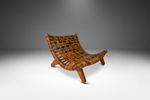 Load image into Gallery viewer, Rare Oversized Scoop Lounge Chair in Solid Douglasg Fir and Leather After José Zanine Caldas &quot;Linha Z&quot; for Mòveis Artísticos Z, 1950s-ABT Modern
