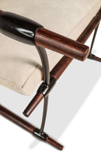 Load image into Gallery viewer, Rare Pair (2) of Restored Stokke "Stick" Chairs in Suede &amp; Rosewood by Jens H. Quistgaard for Nissen Langaa, Denmark, c. 1960s-ABT Modern
