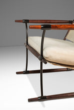 Load image into Gallery viewer, Rare Pair (2) of Restored Stokke "Stick" Chairs in Suede &amp; Rosewood by Jens H. Quistgaard for Nissen Langaa, Denmark, c. 1960s-ABT Modern
