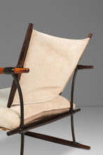 Load image into Gallery viewer, Rare Pair (2) of Restored Stokke "Stick" Chairs in Suede &amp; Rosewood by Jens H. Quistgaard for Nissen Langaa, Denmark, c. 1960s-ABT Modern
