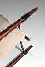 Load image into Gallery viewer, Rare Pair (2) of Restored Stokke "Stick" Chairs in Suede &amp; Rosewood by Jens H. Quistgaard for Nissen Langaa, Denmark, c. 1960s-ABT Modern
