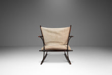 Load image into Gallery viewer, Rare Pair (2) of Restored Stokke "Stick" Chairs in Suede &amp; Rosewood by Jens H. Quistgaard for Nissen Langaa, Denmark, c. 1960s-ABT Modern
