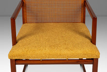Load image into Gallery viewer, Rare Pair of Mid-Century Modern Cane-Backed Armchairs in Walnut &amp; Bouclé by Michael Taylor for Baker (New World Collection), USA, c. 1960s-ABT Modern
