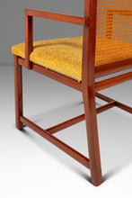 Load image into Gallery viewer, Rare Pair of Mid-Century Modern Cane-Backed Armchairs in Walnut &amp; Bouclé by Michael Taylor for Baker (New World Collection), USA, c. 1960s-ABT Modern
