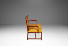 Load image into Gallery viewer, Rare Pair of Mid-Century Modern Cane-Backed Armchairs in Walnut &amp; Bouclé by Michael Taylor for Baker (New World Collection), USA, c. 1960s-ABT Modern
