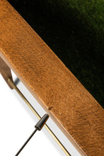 Load image into Gallery viewer, Rare Restored Danish Mid-Century Modern High-Back Lounge Chair in Beech, Velour &amp; Brass by Dan Johnson for Selig, Denmark, c. 1950s-ABT Modern
