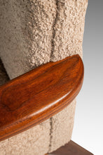 Load image into Gallery viewer, Rare Restored Mid-Century Modern Model C-108 Armchair in Walnut &amp; Beige Bouclé by Jens Risom for Jens Risom Design, USA, c. 1950s-ABT Modern

