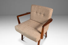 Load image into Gallery viewer, Rare Restored Mid-Century Modern Model C-108 Armchair in Walnut &amp; Beige Bouclé by Jens Risom for Jens Risom Design, USA, c. 1950s-ABT Modern
