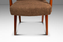 Load image into Gallery viewer, Rare Restored Mid-Century Modern Model C-108 Armchair in Walnut &amp; Brown Bouclé by Jens Risom for Jens Risom Design, USA, c. 1950s-ABT Modern
