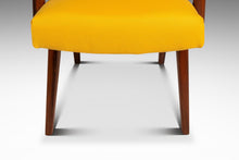 Load image into Gallery viewer, Rare Restored Mid-Century Modern Model C-108 Armchair in Walnut &amp; Canary Yellow Fabric by Jens Risom for Jens Risom Design, USA, c. 1950s-ABT Modern
