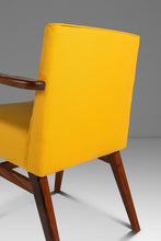 Load image into Gallery viewer, Rare Restored Mid-Century Modern Model C-108 Armchair in Walnut &amp; Canary Yellow Fabric by Jens Risom for Jens Risom Design, USA, c. 1950s-ABT Modern
