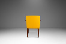 Load image into Gallery viewer, Rare Restored Mid-Century Modern Model C-108 Armchair in Walnut &amp; Canary Yellow Fabric by Jens Risom for Jens Risom Design, USA, c. 1950s-ABT Modern
