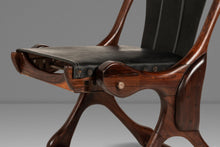 Load image into Gallery viewer, Rare Restored Mid-Century Modern "Sloucher" Sling Chair in Rosewood &amp; Leather by Don S. Shoemaker for Señal Furniture, c. 1960s-ABT Modern
