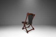 Load image into Gallery viewer, Rare Restored Mid-Century Modern "Sloucher" Sling Chair in Rosewood &amp; Leather by Don S. Shoemaker for Señal Furniture, c. 1960s-ABT Modern
