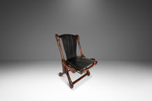 Load image into Gallery viewer, Rare Restored Mid-Century Modern "Sloucher" Sling Chair in Rosewood &amp; Leather by Don S. Shoemaker for Señal Furniture, c. 1960s-ABT Modern
