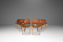 Load image into Gallery viewer, Rare Set of Eight (8) Mid-Century Modern Multi-Colored Dining Chairs by Elliots of Newbury After Arne Vodder, England, c. 1960's-ABT Modern
