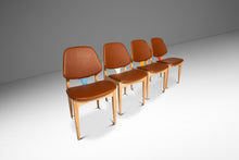 Load image into Gallery viewer, Rare Set of Eight (8) Mid-Century Modern Multi-Colored Dining Chairs by Elliots of Newbury After Arne Vodder, England, c. 1960's-ABT Modern
