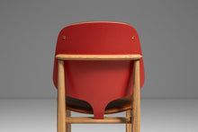 Load image into Gallery viewer, Rare Set of Four (4) Mid-Century Modern Multi-Colored Dining Chairs by Elliots of Newbury After Arne Vodder, England, c. 1960's-ABT Modern
