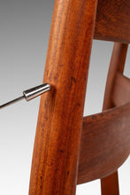 Load image into Gallery viewer, Rare Set of Four (4) Scandinavian Modern Dining Chairs in Teak &amp; Leather Attributed to Yngve Ekström for Gemla Diö, Sweden, c. 1950s-ABT Modern
