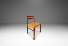 Load image into Gallery viewer, Rare Set of Four (4) Scandinavian Modern Dining Chairs in Teak &amp; Leather Attributed to Yngve Ekström for Gemla Diö, Sweden, c. 1950s-ABT Modern
