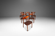 Load image into Gallery viewer, Rare Set of Six (6) Danish Mid-Century Modern Model 58 Dining Chairs in Teak by Harry Østergaard for Randers Møbelfabrik, Denmark, c. 1960s-ABT Modern
