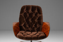 Load image into Gallery viewer, Rare Set of Two (2) Mid-Century Modern "Mrs." Lounge Chairs in Walnut &amp; Velvet by George Mulhauser for Plycraft, USA, c. 1960s-ABT Modern
