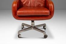 Load image into Gallery viewer, Rare Set of Two (2) Swivel Lounge Chairs in Leather by Frank Doerner for Doerner Faultless Limited Release for John Stuart, USA, c. 1970s-ABT Modern
