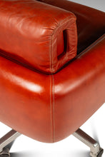 Load image into Gallery viewer, Rare Set of Two (2) Swivel Lounge Chairs in Leather by Frank Doerner for Doerner Faultless Limited Release for John Stuart, USA, c. 1970s-ABT Modern
