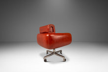 Load image into Gallery viewer, Rare Set of Two (2) Swivel Lounge Chairs in Leather by Frank Doerner for Doerner Faultless Limited Release for John Stuart, USA, c. 1970s-ABT Modern
