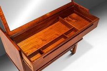 Load image into Gallery viewer, Restored Danish Mid-Century Modern Vanity Dresser in Teak by Nils Jonson for Tørring Møbelfabrik, Denmark, c. 1960s-ABT Modern
