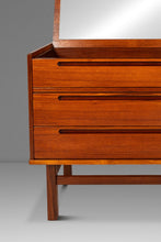 Load image into Gallery viewer, Restored Danish Mid-Century Modern Vanity Dresser in Teak by Nils Jonson for Tørring Møbelfabrik, Denmark, c. 1960s-ABT Modern
