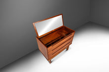 Load image into Gallery viewer, Restored Danish Mid-Century Modern Vanity Dresser in Teak by Nils Jonson for Tørring Møbelfabrik, Denmark, c. 1960s-ABT Modern
